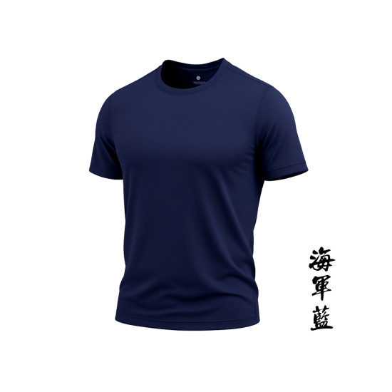 【WK威肯】修身斜紋排汗圓領T恤-基本色系