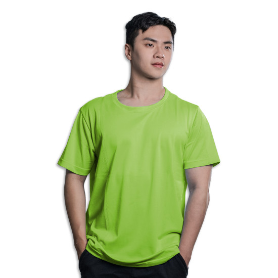 【WK威肯】3D透氣排汗圓領T恤-活力色系