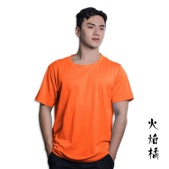 【WK威肯】3D透氣排汗圓領T恤-陽光色系