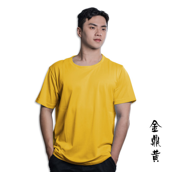 【WK威肯】3D透氣排汗圓領T恤-陽光色系